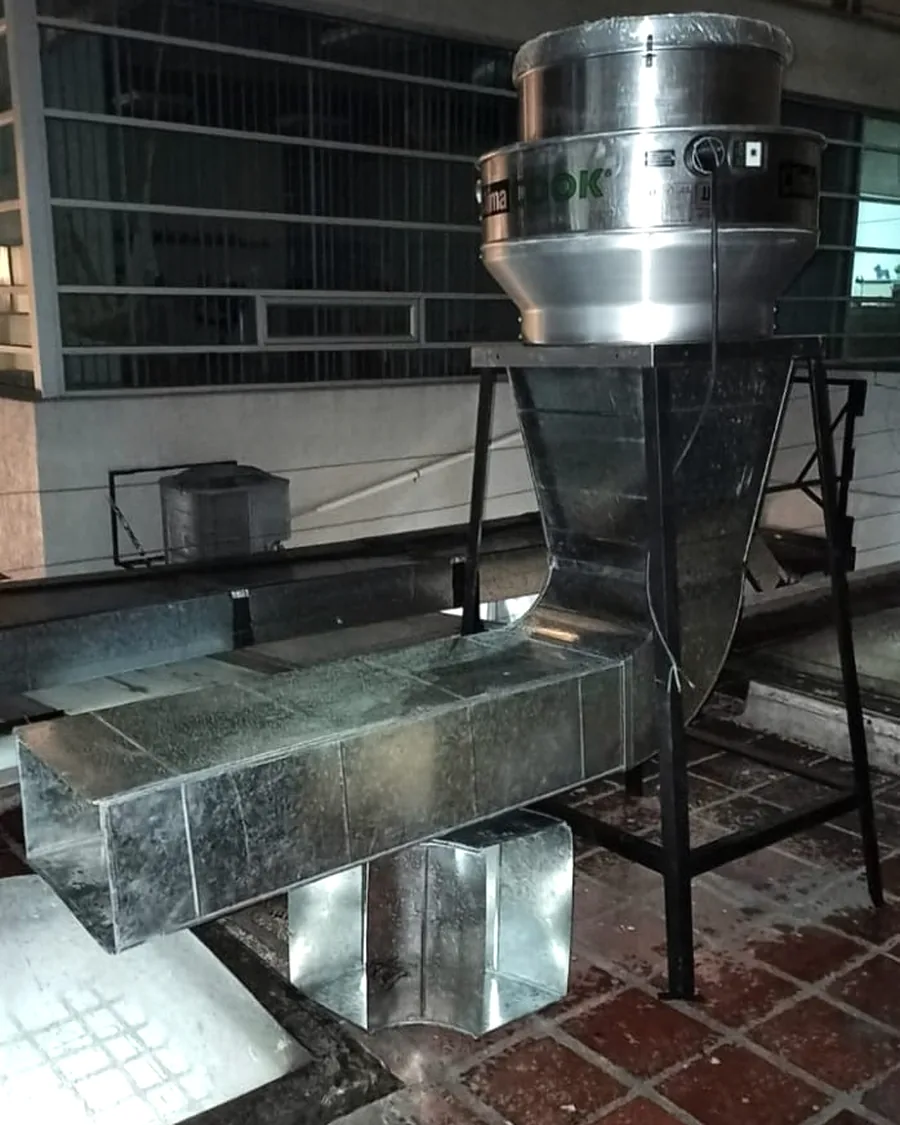 Trabajo de ventilación de Vega Fresh